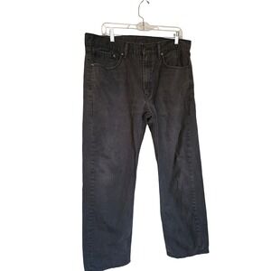Levi Strauss 505 Grey Wash Straight Fit Jeans Mens‎ Size 36x30